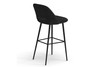 Oliver Boucle Bar Stool (Set of 2)|black