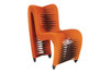 Seat Belt Dining Chair|mid_back___orange