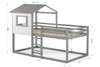 Tree House Bunk Bed|white___light_gray