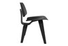 Plywood Dining Chair with Wood Legs|american_ash___black