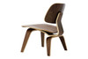 Plywood Lounge Chair with Wood Legs|american_walnut___natural
