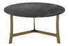 Reese Marble Coffee Table|black