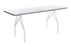 Hot Spot Bar Height Conference and Dining Table|96in___white_and_storm_gray___not_included