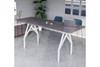 Hot Spot Bar Height Conference and Dining Table|72in___iconic_gray___not_included lifestyle