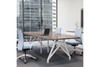 Kayak Boat Shaped Conference Table|120in___iconic_gray___not_included lifestyle