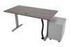 Revoh Adjustable Height Desk with Storage|iconic_gray