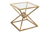 Amelia End Table|gold