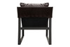 Monica Accent Chair|genuine_chocolate_leather