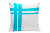 Hashtag Organic Pillow|blue