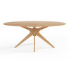 Starburst Oval Coffee Table|natural_oak_top___natural_base