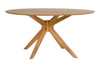 Starburst Oval Dining Table|natural_oak