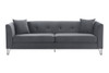 Evelyn Sofa|brushed_stainless_steel___gray