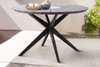 Oscar Outdoor Round Dining Table|dark_eucalyptus lifestyle