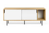 Dann Sideboard with Black Lacquered Steel Leg|oak___pure_white