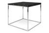 Gleam Side Table|black_marble___chrome