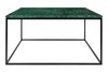 Gleam Square Coffee Table|green_marble___black