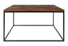 Gleam Square Coffee Table|rusty_look___black