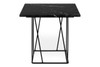 Helix Side Table (Custom)|black_marble