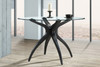 Twilight Glass Dining Table|black lifestyle