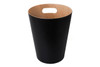 Woodrow Waste Can|black___natural