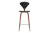 Norman Upholstered Bar Stool|american_walnut___coal_black_leather