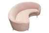 Celine Curveback Sofa|blush