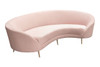 Celine Curveback Sofa|blush