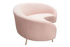 Celine Curveback Sofa|blush