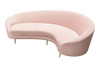 Celine Curveback Sofa|blush