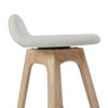 Erik Buch Counter Stool (Counter Height / Natural American Ash / French Cream Leather)