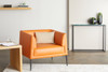 Matias Lounge Chair|cognac lifestyle