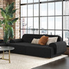 Ezra Boucle Sofa|black lifestyle