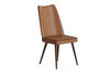 Fritz Side Chair|american_ash___stained_walnut|top-grain_leather__saddle_tan