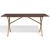 Hans Wegner Cross Legged Table (American Walnut Top)