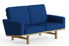 Hans Wegner GE-236 Loveseat|american_ash___natural|gabriel_of_denmark__medium_blue