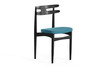 HW Klein Bramin Dining Chair|american_ash___stained_black|gabriel_of_denmark__lake_blue