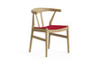 Ingrid Upholstered Side Chair|american_ash___natural|gabriel_of_denmark__agate_red