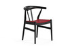 Ingrid Upholstered Side Chair|american_ash___stained_black|modtex_performance_leatherette__lipstick_red