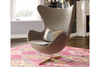 Jacobsen Egg Chair (Brass) lifestyle