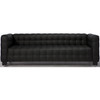 Josef Hoffman Kubus Sofa (Black Leather)