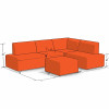 Modular Sofa w/ Bumper (Diagram)