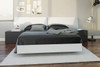 345403 Full Size Platform Bed (White) lifestyle