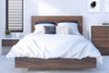 345431 Alibi Full Size Platform Bed (Walnut) lifestyle