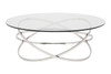 Corel Coffee Table|silver