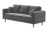 Sadie Velvet Sofa|platinum_gray