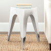 Indium Triangle Aluminum Side Table