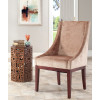 Velvet Sloping Arm Chair