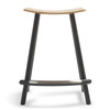 Sean Dix Backless Panda Counter Stool (Natural American White Oak)