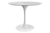 Sienna Pedestal Round Marble Dining Table