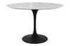 Sienna Pedestal Round Marble Dining Table